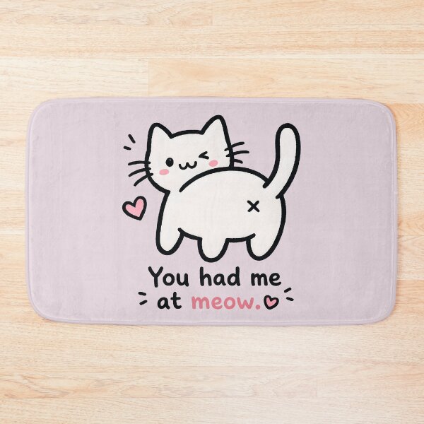 Item preview, Cat Mom Gift – You Had Me at Meow designed and sold by Stubblejumper Artworks.