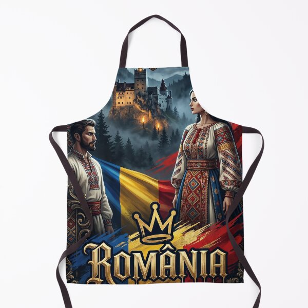 Item preview, Romania Gothic Art Print | Bran Castle Transylvania | Traditional Folk Costume | ZK PRO designed and sold by zalakopro.