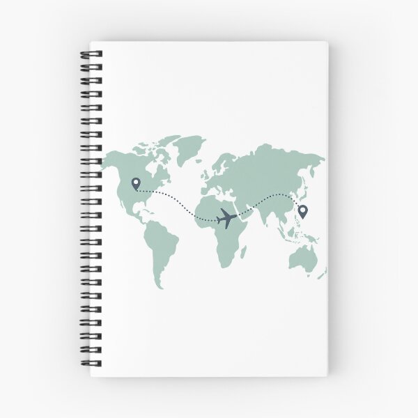 Item preview, Minimalist World Route Travel Design - Wanderlust Adventure designed and sold by VisualArtsOasis.