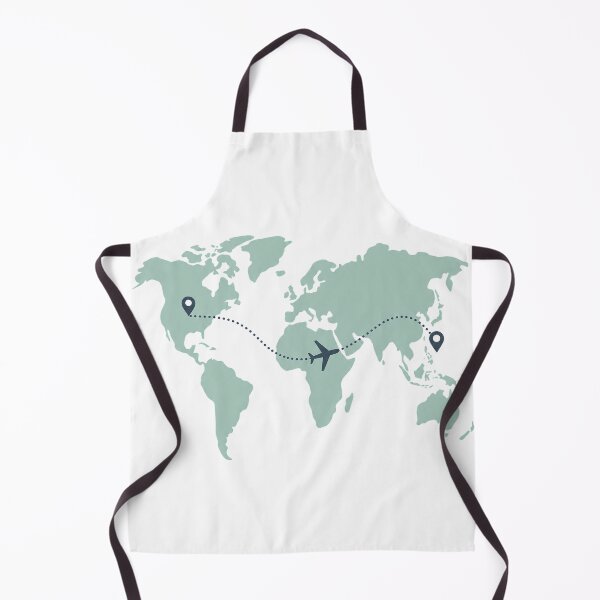 Item preview, Minimalist World Route Travel Design - Wanderlust Adventure designed and sold by VisualArtsOasis.