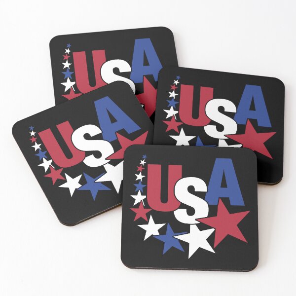 Item preview, USA - Red White and Blue - Independence Day - black designed and sold by HectorCantres.