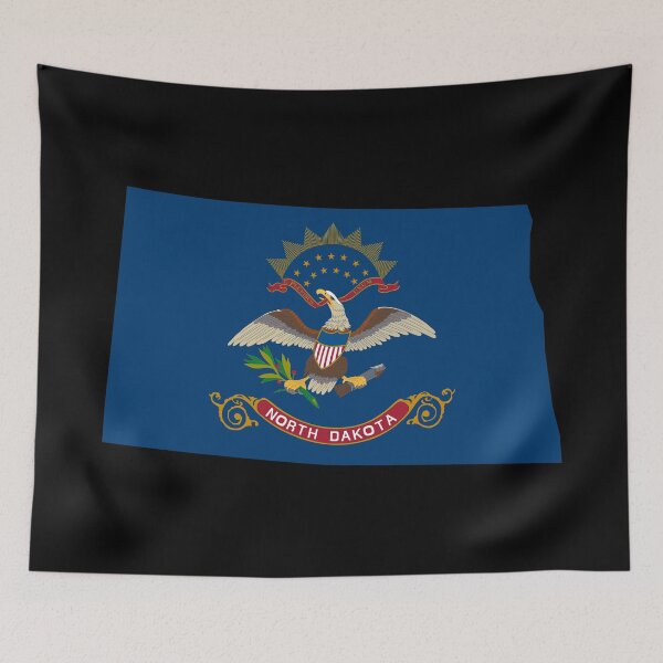 Item preview, North Dakota State Shape Flag ND designed and sold by shitpostee.