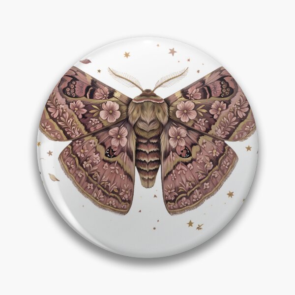 Item preview, Floral Moth Cherry Blossom Dark Art designed and sold by MossMirrorArt.