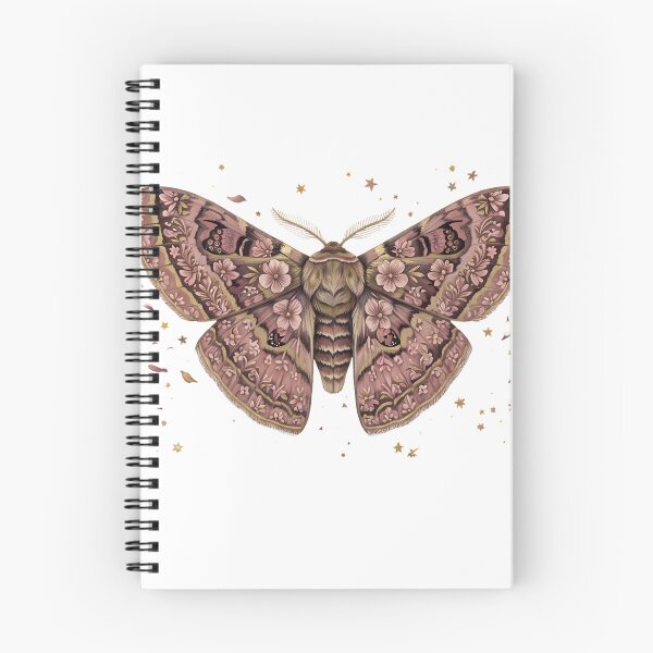 Item preview, Floral Moth Cherry Blossom Dark Art designed and sold by MossMirrorArt.