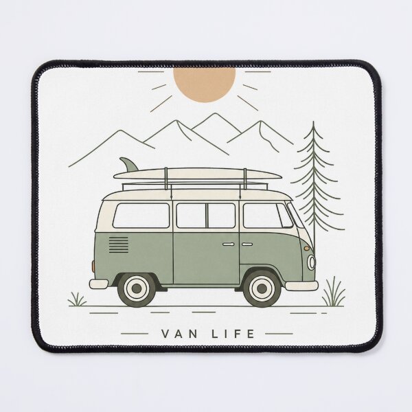Item preview, Minimalist Van Life Travel Design - Wanderlust Adventure designed and sold by VisualArtsOasis.