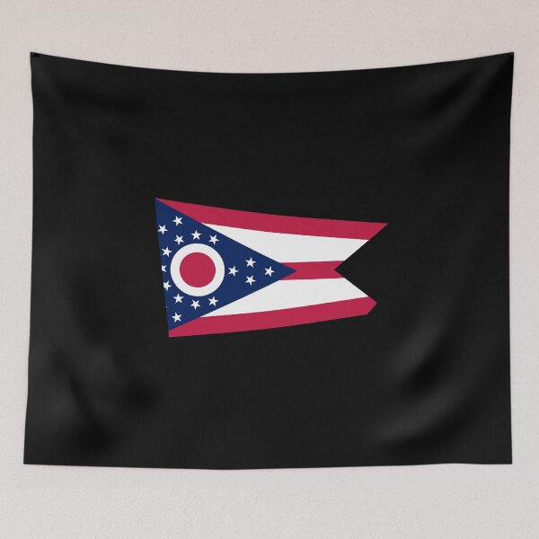 Artikelvorschau, Flagge in Form des Bundesstaates Ohio (OH) entworfen und verkauft von shitpostee.