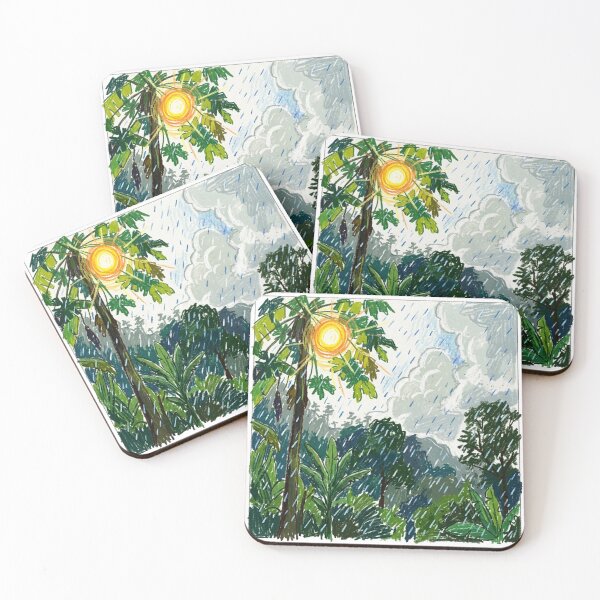 Item preview, Warm rain in the countryside designed and sold by CristianCEB.