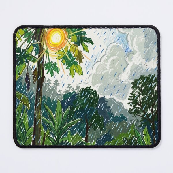 Item preview, Warm rain in the countryside designed and sold by CristianCEB.