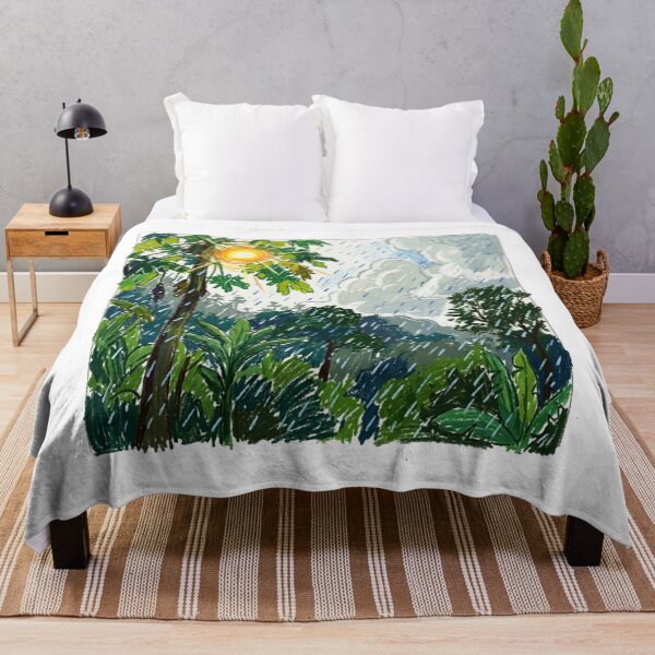 Item preview, Warm rain in the countryside designed and sold by CristianCEB.