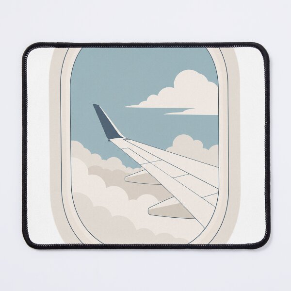 Item preview, Minimalist Airplane Window Travel Design - Wanderlust Adventure designed and sold by VisualArtsOasis.