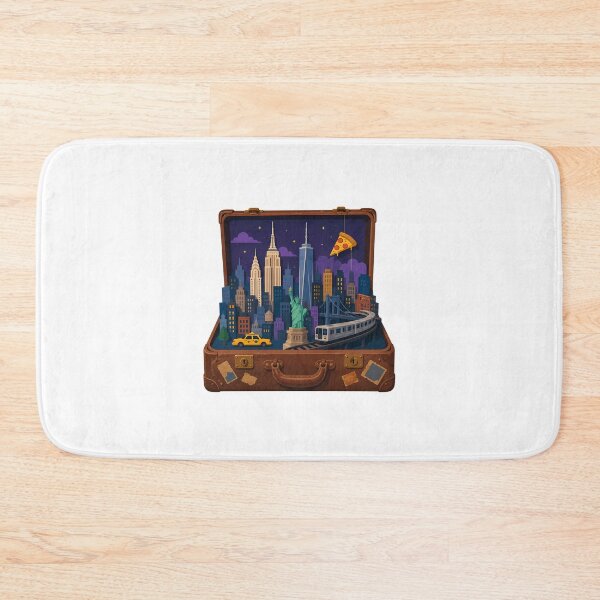 Item preview, New York Suitcase Pop-Up Miniature City Scene designed and sold by chattsuede.