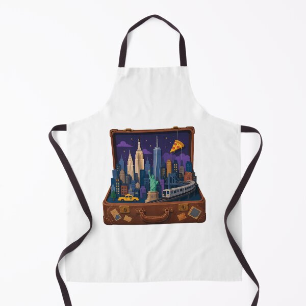 Item preview, New York Suitcase Pop-Up Miniature City Scene designed and sold by chattsuede.
