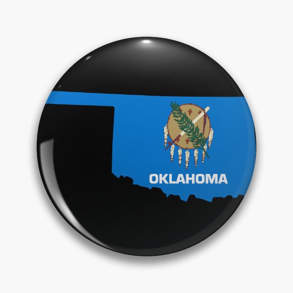 Item preview, Oklahoma State Shape Flag OK designed and sold by shitpostee.