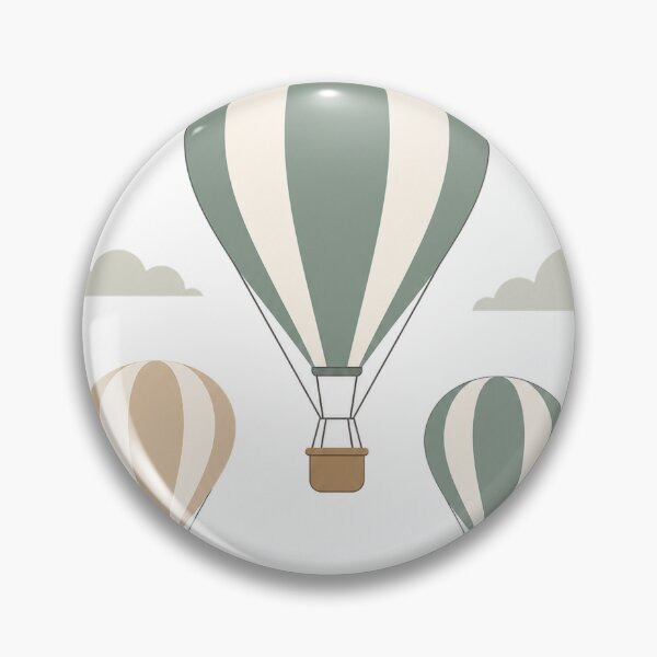 Item preview, Minimalist Hot Air Balloons Travel Design - Wanderlust Adventure designed and sold by VisualArtsOasis.