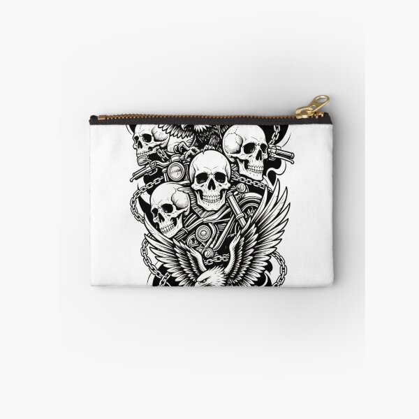 Item preview, Full Sleeve Tattoo Eagles Skulls Motorcycle designed and sold by wojtas90.