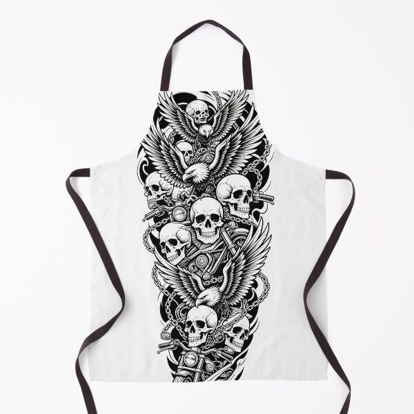 Item preview, Full Sleeve Tattoo Eagles Skulls Motorcycle designed and sold by wojtas90.