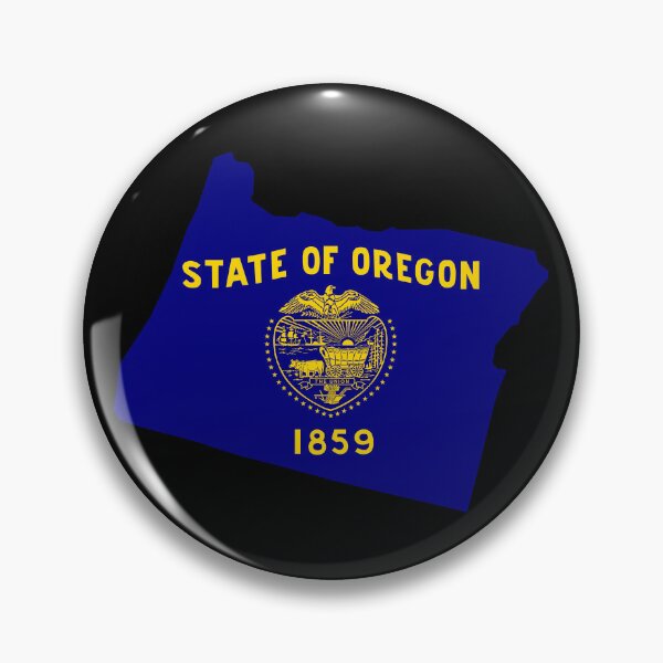 Item preview, Oregon State Shape Flag OR designed and sold by shitpostee.