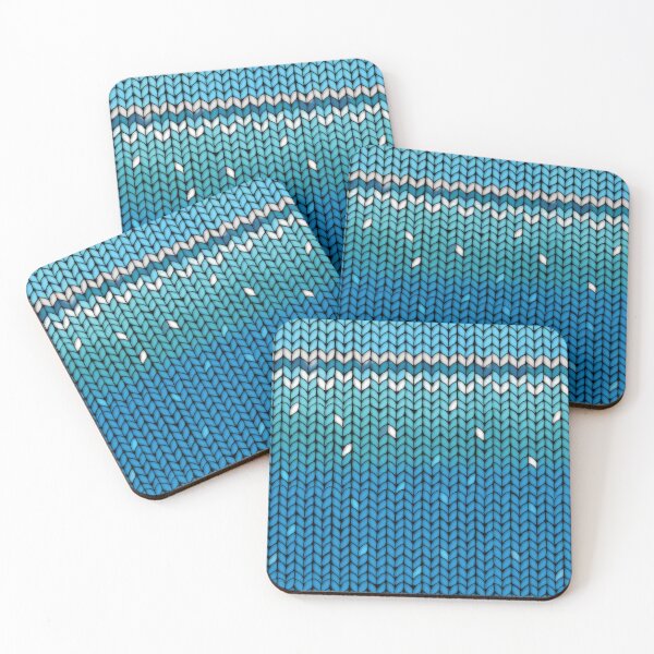 Item preview, Aquamarine Faux Knit designed and sold by Karin Taylor.