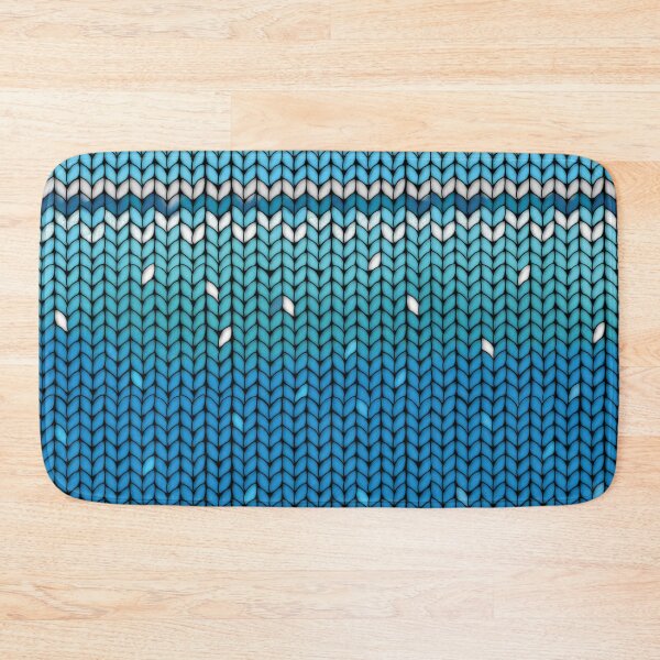 Item preview, Aquamarine Faux Knit designed and sold by Karin Taylor.