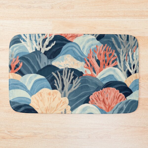 Item preview, Orange Blue Cream Coral designed and sold by SeaStarAlex.
