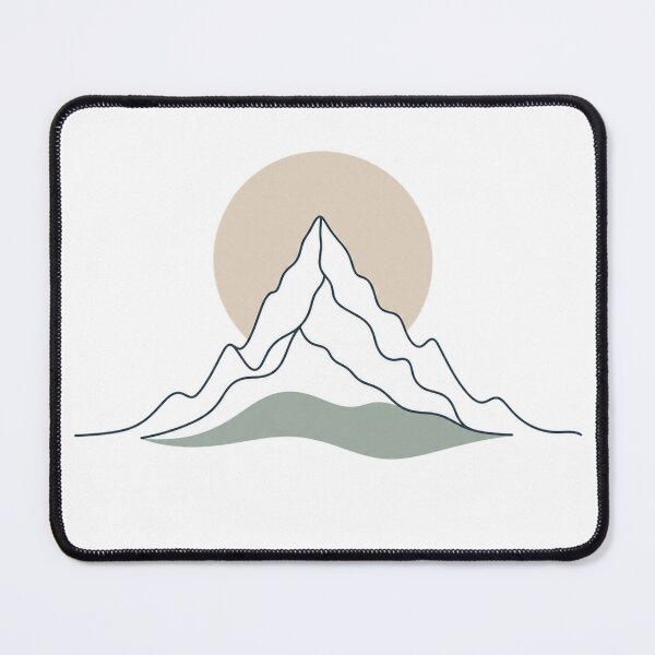 Item preview, Minimalist Mountain Line Travel Design - Wanderlust Adventure designed and sold by VisualArtsOasis.