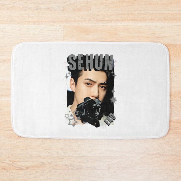 Item preview, EXOO Sehun Kpop Solo Artist Black and White Collage Digital Art Portrait designed and sold by AJUNICE STUDIO.