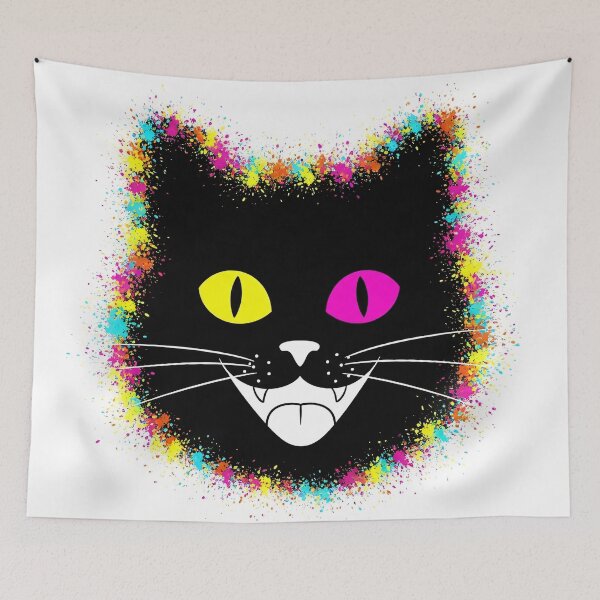 Item preview, Splatter Cat Pop Portrait designed and sold by PixorStudio.