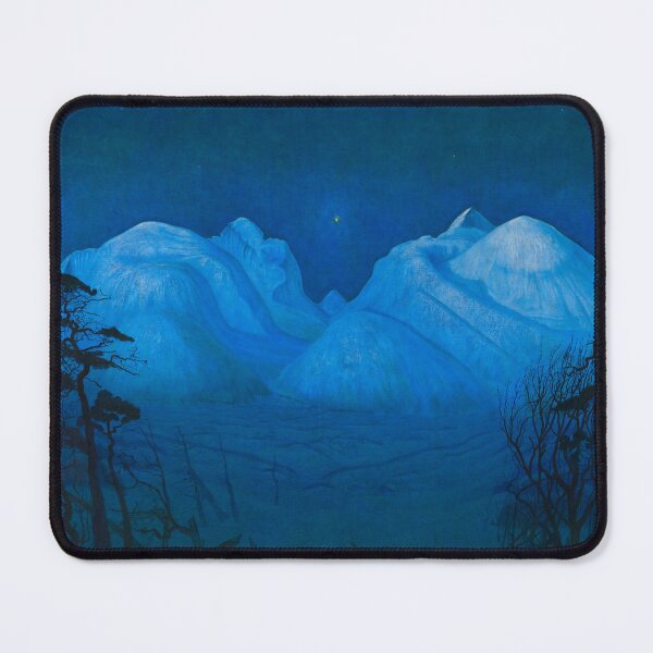 Item preview, Harald Sohlberg "Winter Night in the Mountains (Winter Night in Rondane)" (1914) designed and sold by Alexandra Dahl.