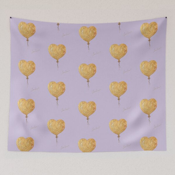 Item preview, LAVENDER HEART | oil painting | Unique ART Design | Romantic Design designed and sold by BlueberrySwan.