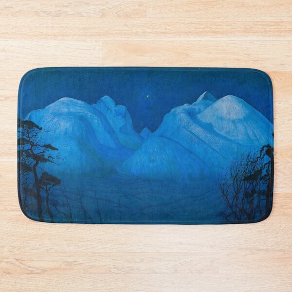 Item preview, Harald Sohlberg "Winter Night in the Mountains (Winter Night in Rondane)" (1914) designed and sold by Alexandra Dahl.