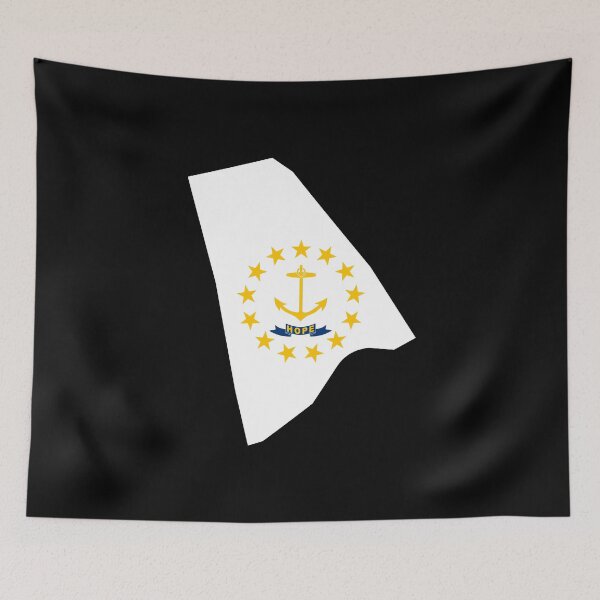 Item preview, Rhode Island State Shape Flag RI designed and sold by shitpostee.