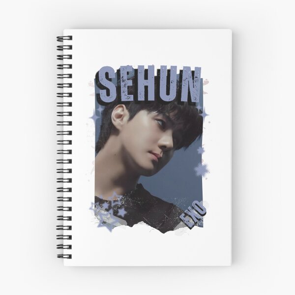 Item preview, EXOO Sehun Kpop Solo Artist Black and White Collage Digital Art Portrait designed and sold by AJUNICE STUDIO.