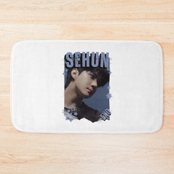 Item preview, EXOO Sehun Kpop Solo Artist Black and White Collage Digital Art Portrait designed and sold by AJUNICE STUDIO.