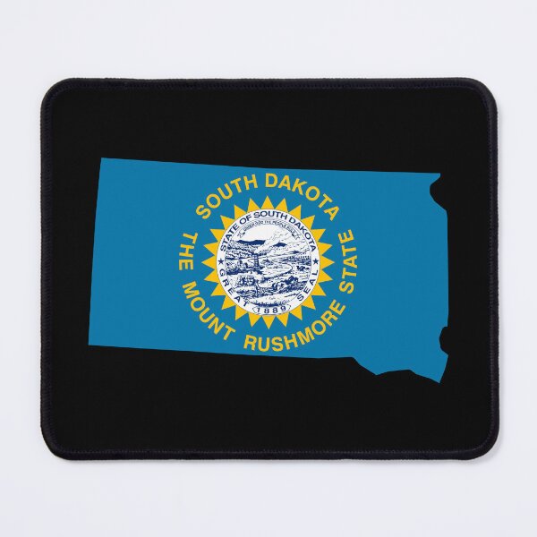 Item preview, South Dakota State Shape Flag SD designed and sold by shitpostee.