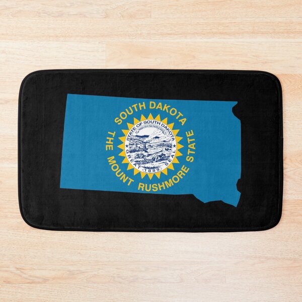Item preview, South Dakota State Shape Flag SD designed and sold by shitpostee.