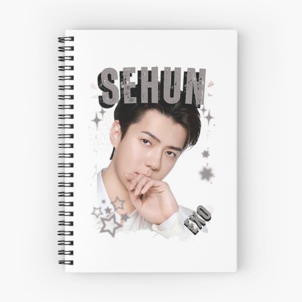 Item preview, EXOO Sehun Kpop Solo Artist Black and White Collage Digital Art Portrait designed and sold by AJUNICE STUDIO.