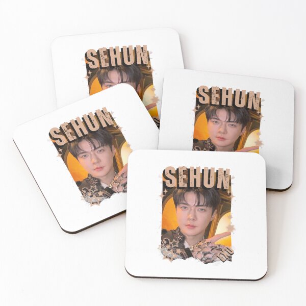 Item preview, EXOO Sehun Kpop Solo Artist Black and White Collage Digital Art Portrait designed and sold by AJUNICE STUDIO.