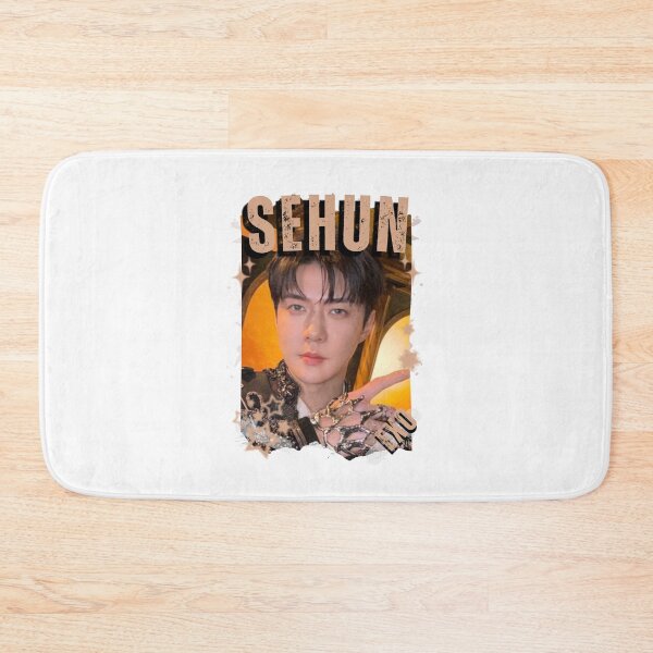 Item preview, EXOO Sehun Kpop Solo Artist Black and White Collage Digital Art Portrait designed and sold by AJUNICE STUDIO.
