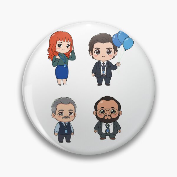 Item preview, MDR Team Severance Fan Art Dark Office Mystery Style designed and sold by What you are is Beautiful.