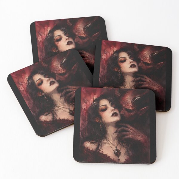 Item preview, Gothic Demon Embrace Dark Fantasy Art designed and sold by bellaever.