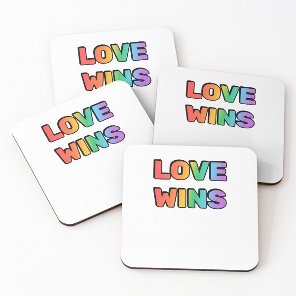 Item preview, LOVE WINS rainbow pride designed and sold by Inspirationmotivation.