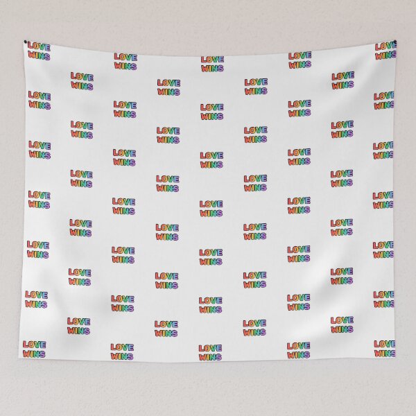 Item preview, LOVE WINS rainbow pride designed and sold by Inspirationmotivation.