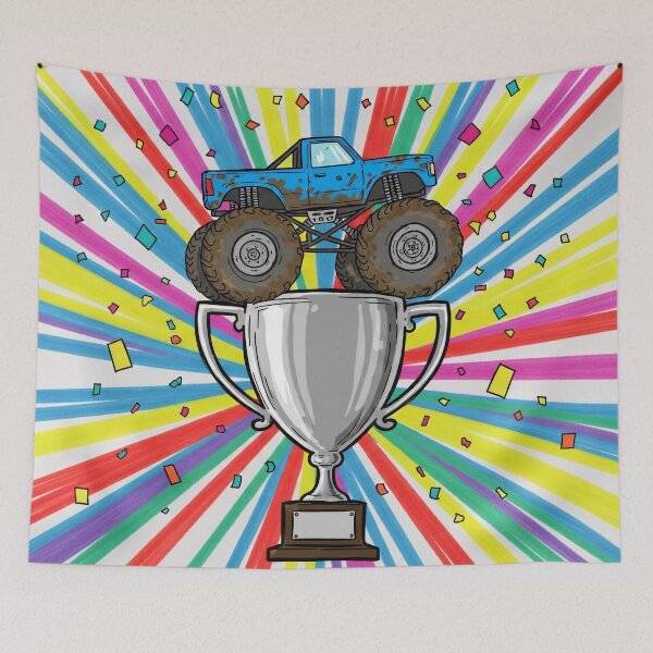 Item preview, Monster Truck Victory Trophy designed and sold by PixorStudio.