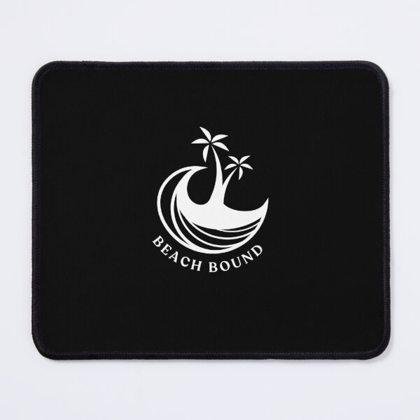 Item preview, Beach Bound Palm Tree Wave Graphic | Minimalist Tropical Vacation T-Shirt designed and sold by Lynn Creates.