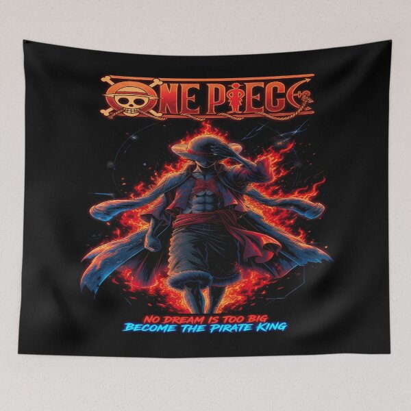 Item preview, Straw Hat Luffy-Gear 5 Fire Aura Pirate King - Epic Aesthetic Design  designed and sold by Trinidesigns123.