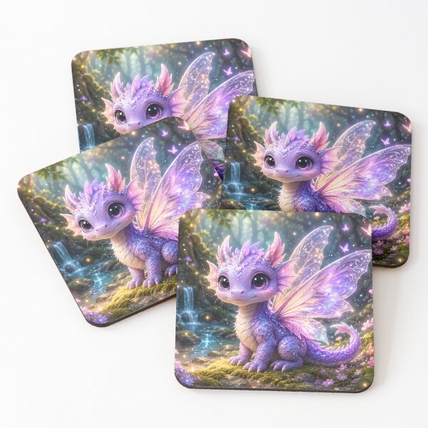 Item preview, Starlight Fairy Dragon | Enchanted Forest Fantasy Art designed and sold by Stubblejumper Artworks.