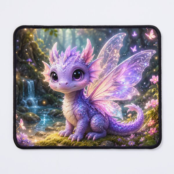 Item preview, Starlight Fairy Dragon | Enchanted Forest Fantasy Art designed and sold by Stubblejumper Artworks.