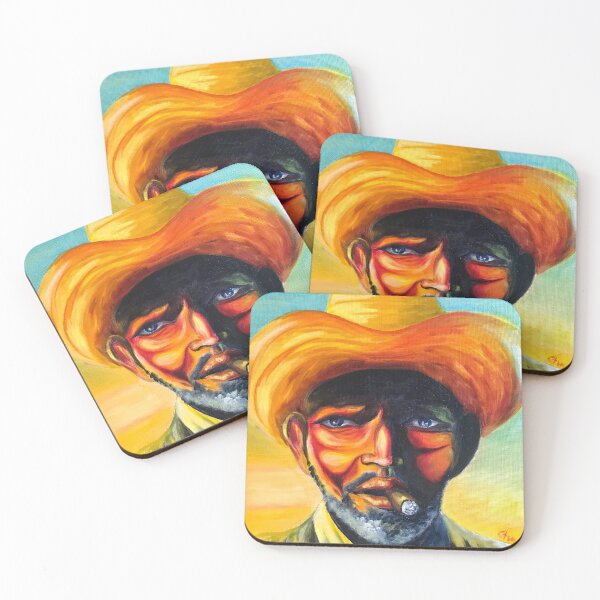 Item preview, CUBAN | oil painting on canvas | Unique ART Design | Smoking Cuban Man Portrait designed and sold by BlueberrySwan.