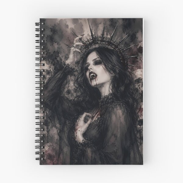 Item preview, Gothic Vampire Queen Dark Fantasy Art Skulls designed and sold by bellaever.