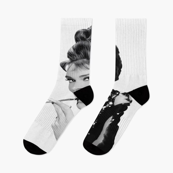 Item preview, Audrey Hepburn Portrait – Breakfast at Tiffany's Inspired Vintage Glamour designed and sold by DigiArt8Design.